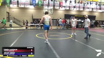 160 lbs Semifinal - Owen Laughlin, The Best Wrestler vs Grant Kress, DC Elite Wrestling