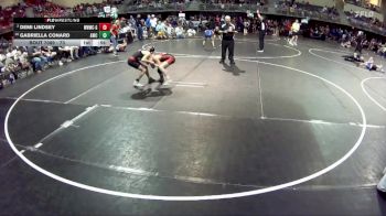 73 lbs Cons. Round 2 - Demi Lindsey, Weeping Water Wrestling Club - Girls vs Gabriella Conard, Aurora Wrestling Club