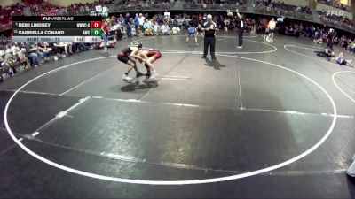 73 lbs Cons. Round 2 - Demi Lindsey, Weeping Water Wrestling Club - Girls vs Gabriella Conard, Aurora Wrestling Club