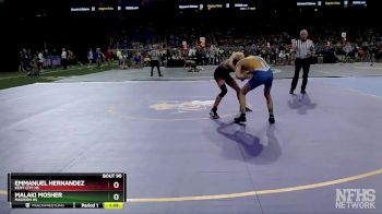 D3-113 lbs Champ. Round 1 - Malaki Mosher, Madison HS vs Emmanuel Hernandez, Kent City HS