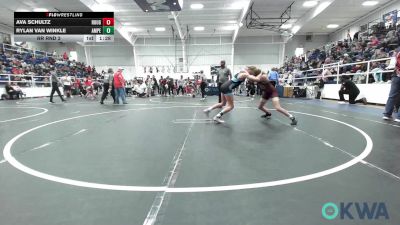 105 lbs Rr Rnd 3 - Ava Schultz, Rough Riders vs Rylan Van Winkle, Amped Wrestling Club