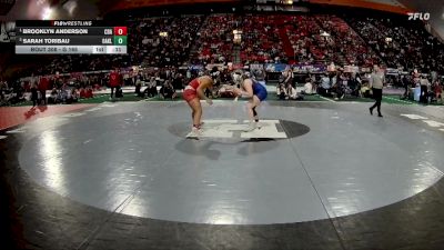 G 165 lbs Cons. Semi - Brooklyn Anderson, Coeur D Alene vs Sarah Toribau, Oakley