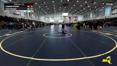 50 lbs Quarterfinal - Jack Dolson, B2 Wrestling Academy vs Kamden Foster, Journeymen Wrestling Club