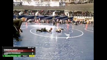 75 lbs Champ. Round 2 - Emerson Shott, Neshaminy Youth Wrestling Club vs Landon Piovarchy, Rogue