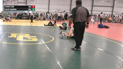 76 lbs Round 2 - 10:45am Saturday - Julie Fleming, CTWHALE vs Jonah Leib, PA Silver
