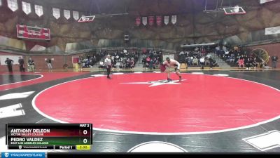 197 lbs Cons. Round 2 - Anthony Deleon, Victor Valley College vs Pedro Valdez, East Los Angeles College