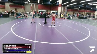 144 lbs Cons. Round 4 - Angel Zamudio, Future Champs Of Texas/Southside Wrestling Club vs Michael Brennan, Frisco Wakeland High School Wrestling