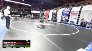126 Class 2 lbs Cons. Round 1 - Karter Worley, Ste. Genevieve vs Cameron Cumins, Fulton