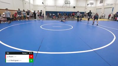 150 lbs Champ. Round 2 - Jisias Rodriguez, Bay Area Dragons vs Jax Koski, Livermore Elite WC