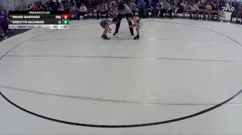 18 lbs Quarterfinal - Drextyn Bachman, Clarkson Leigh vs Drake Santiago, Jr. Viking Wrestling Club