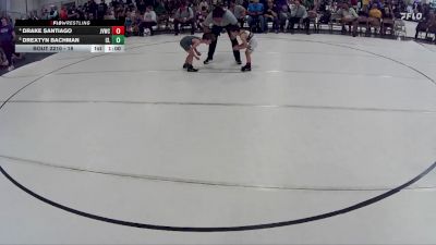 18 lbs Quarterfinal - Drextyn Bachman, Clarkson Leigh vs Drake Santiago, Jr. Viking Wrestling Club