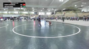 91 lbs Semifinal - Damya Sudderth, Aloca Tornadoes vs Keyhani Reed, Wave Wrestling Club