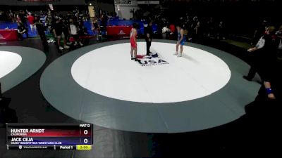 165 lbs Cons. Semi - Hunter Arndt, California vs Jack Ceja, Vasky BrosPitman Wrestling Club