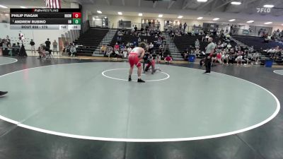 175 lbs Cons. Semi - Philip Fiagan, Rogers High School Wrestling vs Andrew Rubino, BV Bison