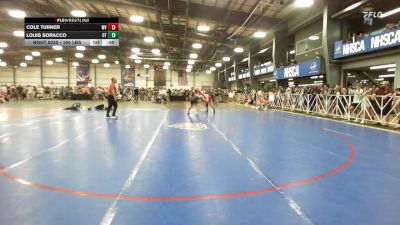 160 lbs Consi Of 32 #1 - Cole Turner, WV vs Louis Soracco, CT