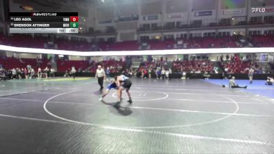 157 lbs Cons. Round 2 - Leo Agol, Timberline vs Brendon Attinger, Mountain View