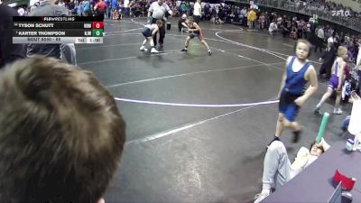 85 lbs Champ. Round 1 - Karter Thompson, Norfolk Jr Wrestling vs Tyson Schutt, North Bend Matcats