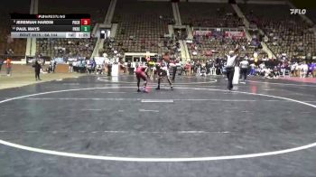 6A 144 lbs Champ. Round 1 - Jeremiah Hardin, Park Crossing High School vs Paul Mays, Pike Road School