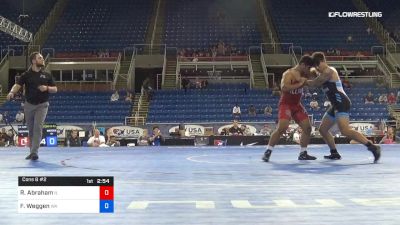 220 lbs Cons 8 #2 - Ramin Abraham, Illinois vs Falemalama Weggen, Washington