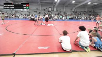 150 lbs Rr Rnd 2 - Maliyah Rivas, Mat Assassins Blue vs Layton Lucas, 4M Power