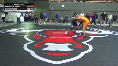 167 lbs Round Of 32 - Nicholas A. Yamas, Coalinga vs Damien Valdez, Lemoore HS