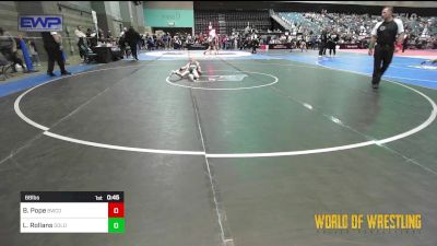 68 lbs Final - Bristol Pope, Bulldawg Wrestling Club vs Lilly Rollans, Gold Rush Wrestling Academy