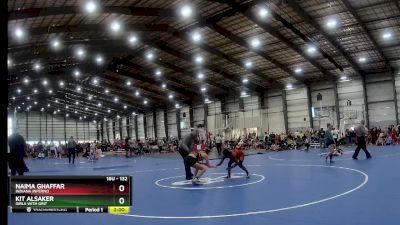 132 lbs Semifinal - Naima Ghaffar, Indiana Inferno vs Kit Alsaker, Girls With Grit