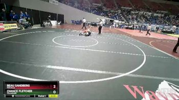 4A-120 lbs Cons. Round 2 - Chance Fletcher, Tillamook vs Beau Sandberg, Molalla
