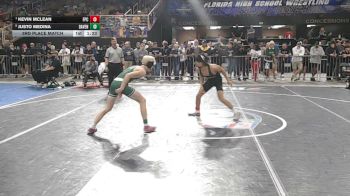 120 3A 3rd Place Match - Kevin Mclean, Flagler Palm Coast vs Justo Medina, Davenport