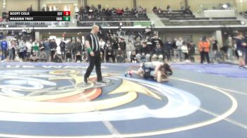 138 lbs Quarterfinal - Scott Cole, Scituate vs Braiden Troy, Cumberland