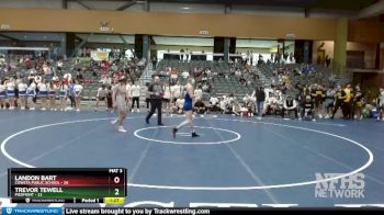 132 lbs Quarterfinals (8 Team) - Trevor Tewell, Piedmont vs Landon Bart, Coweta Public School