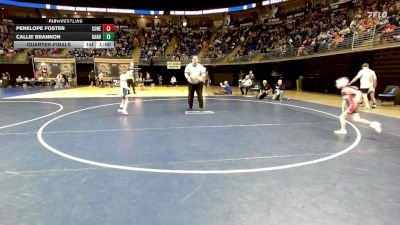 45 lbs Quarterfinal - Penelope Foster, Conestoga Valley vs Callie Brannon, Danville