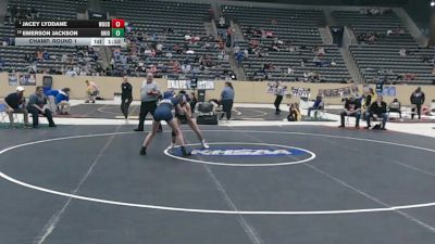 120 lbs Champ. Round 1 - Jacey Lyddane, Woodford County vs Emerson Jackson, Ohio County