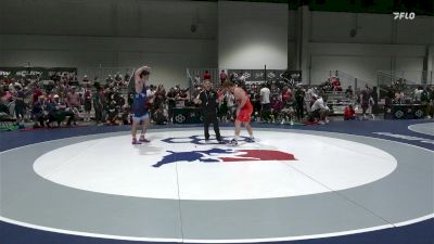 92 lbs Champ. Round 2 - Connor Mirasola, NLWC/TMWC vs Andre Liber, Knights RTC