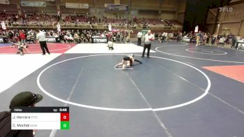 70 lbs Quarterfinal - Joziah Herrera, Steel City Reloaded WC vs Caitlyn Mochel, Animal House
