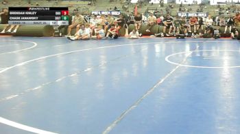 142 lbs Semifinal - Brendan Kinley, Ohio United - MS vs Chase Janawsky, Team Lil SHUTTs - MS