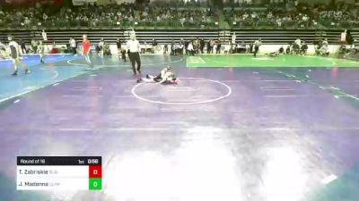 65 lbs Round Of 16 - Tyler Zabriskie, Blairstown Wrestling Club vs Jordan Madonna, Olympic