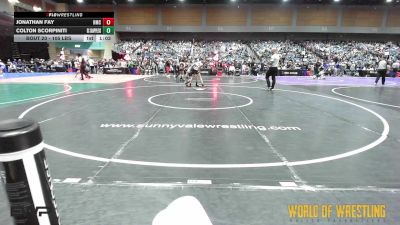 105 lbs Round Of 32 - Jonathan Fay, Hillsboro Mat Club vs Colton Scorpiniti, Douglas County Grapplers Wrestling Club