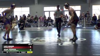 174 lbs Prelim - Jack Minner, Defiance Collge vs Noah Johnson, Mount St. Joseph University