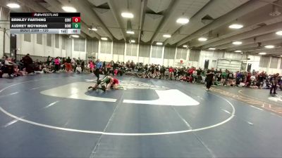 120 lbs Cons. Round 2 - Brinley Farthing, Cheyenne Central vs Audrey Moynihan, Doherty