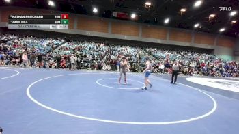 144 lbs Quarterfinal - Zane Hill, Grants Pass vs Nathan Pritchard, Fernley