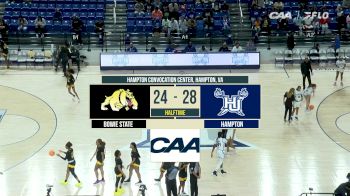 Replay: Bowie State vs Hampton | Nov 4 @ 4 PM