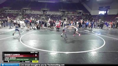 67 lbs Semifinal - Barrett Ehrich, Gladiator Wrestling Academy vs Cree Garza, Inland Northwest Wrestling Training Center