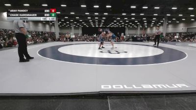 113 lbs Semis - Arav Pandey, American Dream Wrestling Club vs Chase Karenbauer, Bad Karma Wrestling Club
