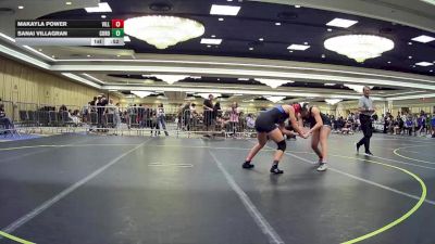 130 lbs Consi Of 16 #1 - Makayla Power, Vills Bros WC vs Sanai Villagran, Corona 100