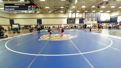 132 lbs Quarterfinal - John Fitzgerald, CMG Wrestling Academy vs Evan Seppe, Kd Trained