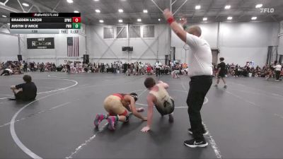 138 lbs Round 5 (6 Team) - Braeden Lazor, Spear WC vs Justin D`Arce, Prime Wrestling Black