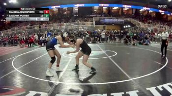 120 lbs Champ. Round 1 - Giannina Simonpietri, Bartram Trail H.S. vs Savanna Porter, St. John Neumann