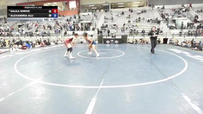 U23 Women - 76 lbs Semis - Kalila Shrive, CA vs Alexandria Alli, OH