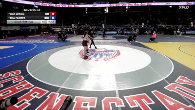 235 lbs Quarterfinal - Ava Gregg, Shaker vs Mia Flores, MacArthur